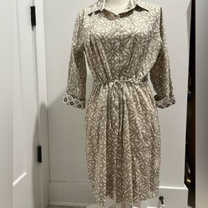 Gretchen Scott shirt dress Large. Perfect for late summer